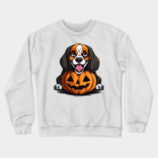 Halloween Beagle Dog #1 Crewneck Sweatshirt